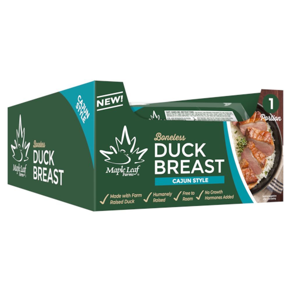 Maple Leaf Farms Cajun Style Boneless Duck Breast -- 12 Per Case
