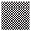 Hoffmaster Waxed Black and White Check Basket Liner/Sandwich Wrap, 12 x 12 inch -- 2000 per case.