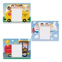 Hoffmaster 3 Designs Kids Menu Paper Placemat, 8.5 x 11.625 inch -- 1002 per case.
