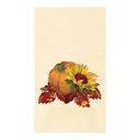 Hoffmaster 2 Ply Fall Bounty Ecru Printed Dinner Napkin, 15 x 17 inch -- 1000 per case.