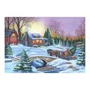 Hoffmaster Over The River Paper Placemat, 9.75 x 14 inch -- 1000 per case.