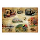Hoffmaster Tour Of Italy Placemat, 9.75 x 14 inch -- 1000 per case.