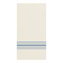 Hoffmaster FashnPoint Blue and White Dishtowel Printed Dinner Napkin, 15.5 x 15.5 inch -- 800 per case.