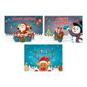 Hoffmaster 3 Designs Winter Wonderland Paper Placemat - Multipack, 9.75 x 14 inch -- 1002 per case.