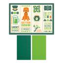 Hoffmaster Paper St Patricks Day Placemat and Coordinating Napkin Kit - Combo Pack -- 500 per case.