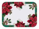 Hoffmaster Paper Traditional Poinsettia Linen Emboss Traymat, 13.625 x 18.75 inch -- 1000 per case.