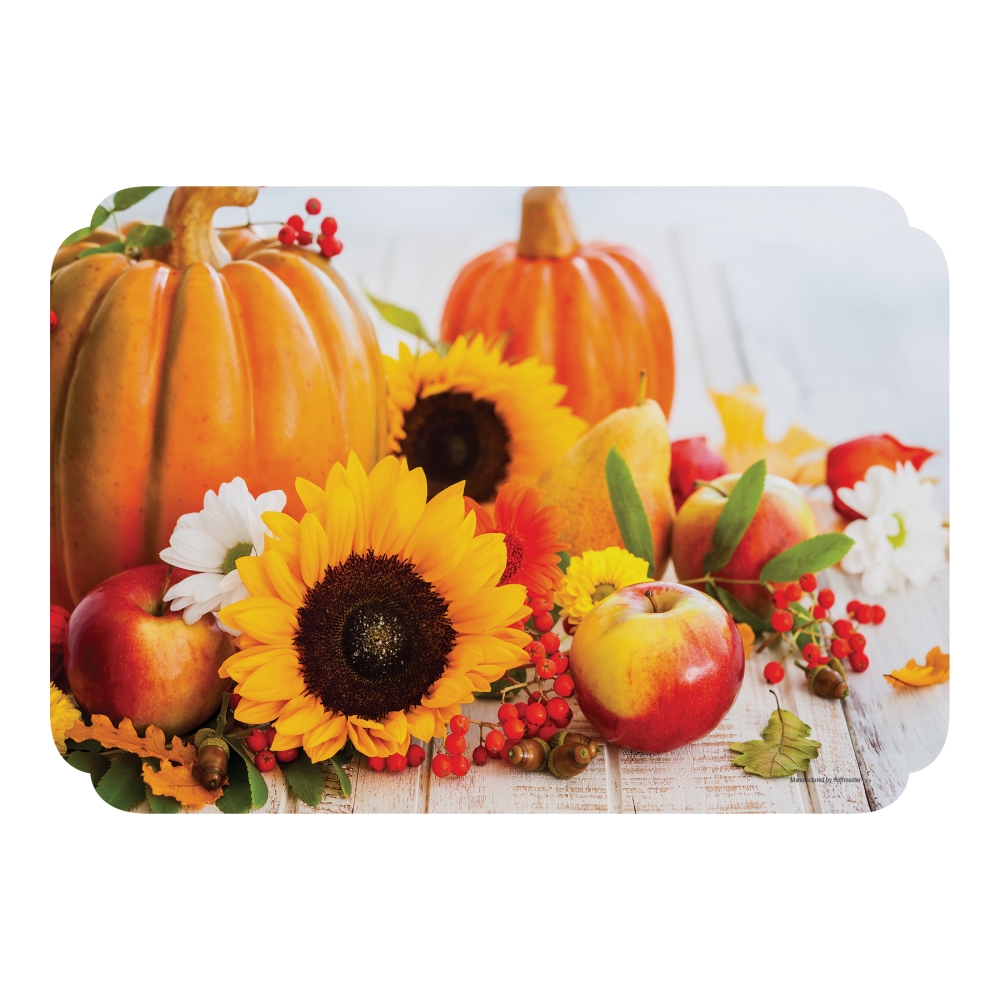 Hoffmaster Paper Linen Embossed Harvest Delight Placemat, 9.75 X 14 Inch -- 1000 Per Case