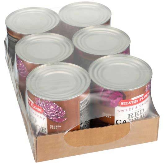 Silver Floss Sweet and Sour Cabbage, 99 Ounce -- 6 per case