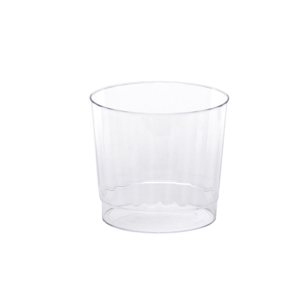 Wna Classicware Clear Polystyrene Rocks Squat Fluted Tumbler, 9.5 Ounce -- 240 Per Case