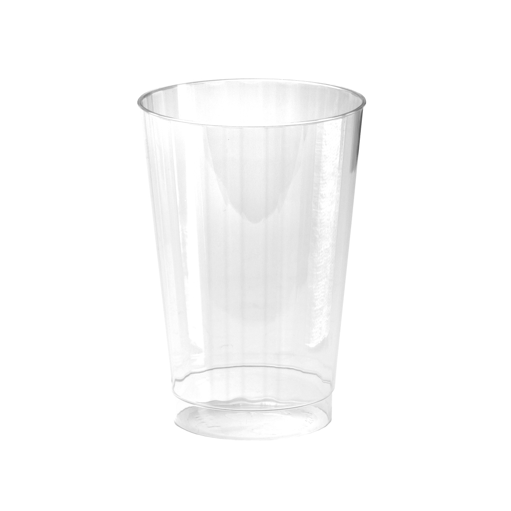 WNA Classicware Comet Clear Polystyrene Tall Fluted Tumbler, 14 Ounce -- 240 per case.