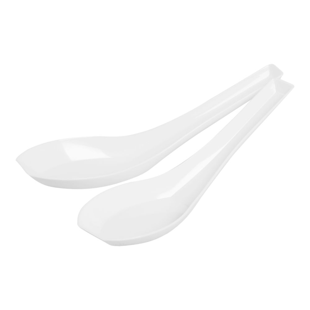 Wna Petites Polystyrene White Cutlery Asian Spoon, 5 Inch -- 200 Per Case