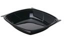 WNA CaterLine PET Black Square Serving Bowl, 32 Ounce -- 200 per case.