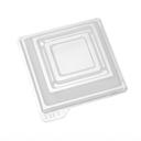 WNA Petites PET Dome Lid for Square Tasting Glass -- 640 per case.