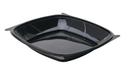 WNA Caterline PET Black Square Bowl, 28 Ounce -- 200 per case.