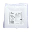 Milan Grand 8.75 inch White Premium Heavyweight Plastic Plate, 12 count - 14 per case