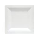 Milan Grand 9.5 inch White Premium Heavyweight Plastic Plate, 12 count - 10 per case