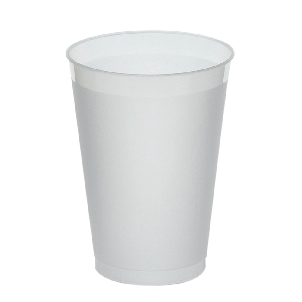 WNA FrostFlex Polypropylene Frosted/Clear Tumbler, 12 Ounce -- 500 per case.
