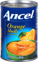 Goya Ancel Orange Shells, 17 Ounce -- 24 per case.