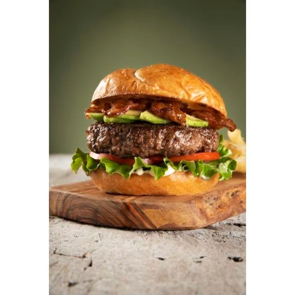 Silver T Uncured Bacon Cheddar Beef Patties, 5.3 Ounce -- 12 Per Case