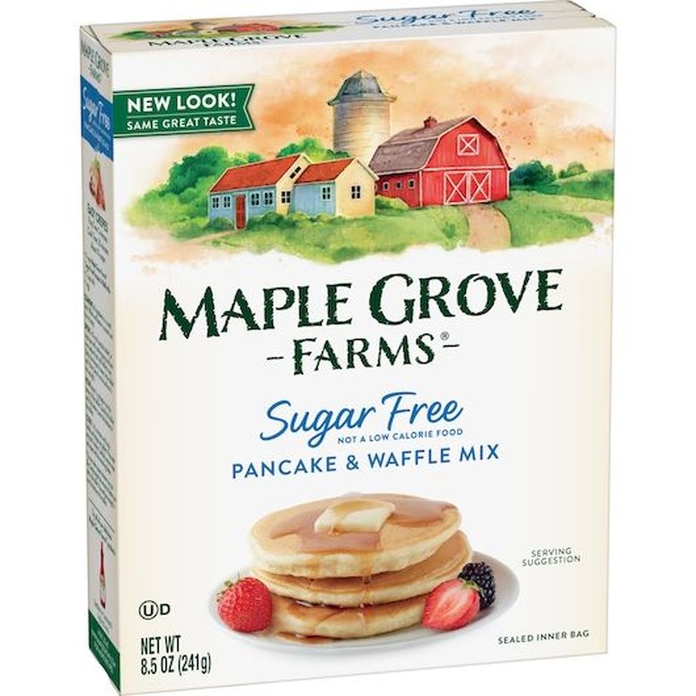 Maple Grove Sugar Free Pancake and Waffle Mix, 8.5 Ounce -- 8 per case