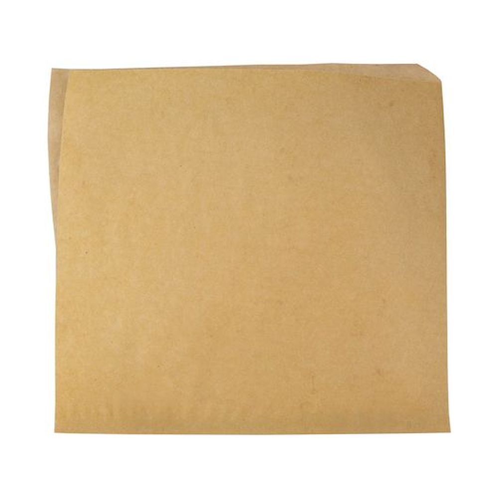 Durable Packaging 7 x 6.75 inch Natural Double Open Pretzel Bag, 1000 count