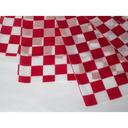 Durable Packaging Red Checkered Wax Sheet, 1000 count - 5 per case