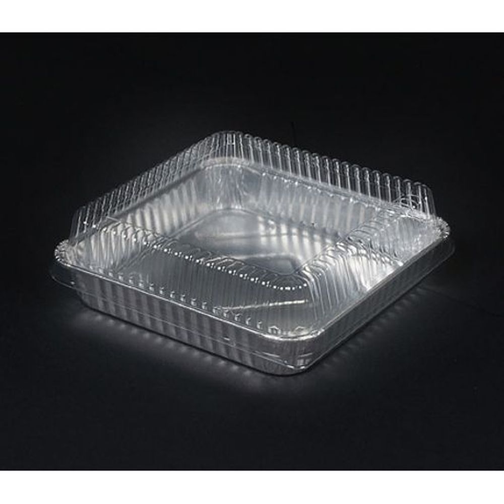Durable Packaging Clear Plastic Dome Lid For 8 Inch Square Cake Pan, 500 Count