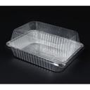 Durable Packaging 13 x 9 x 2 inch Clear Plastic Dome Lid, 250 count