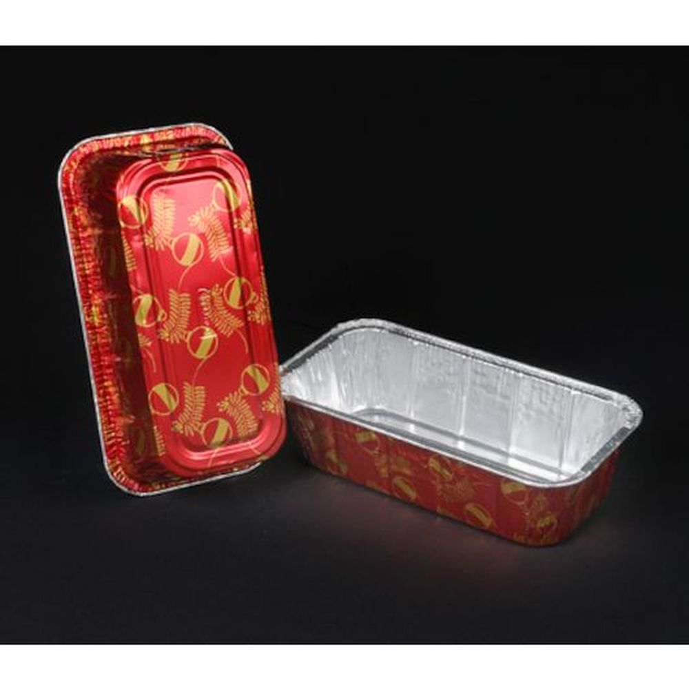 Durable Packaging Holiday Loaf Pan with Dome Lid, 100 count