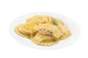 Seviroli Shrimp and Roasted Garlic Ravioli Hexagon, 2.5 Pound -- 2 per case.