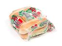 Rotellas White Sliced Split Top Hoagie, 6 inch -- 36 per case.