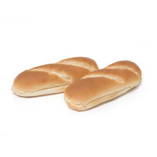 Rotellas Italian Bakery Cosmic Hot Dog Bun, 7 inch - 6 count per pack -- 9 packs per case
