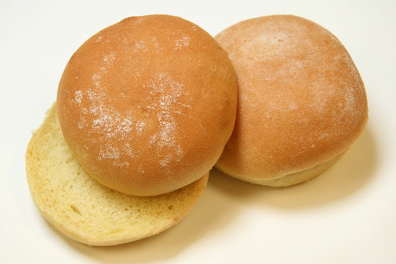 Rotellas Yellow Hamburger Bun, 4 inch -- 48 per case.