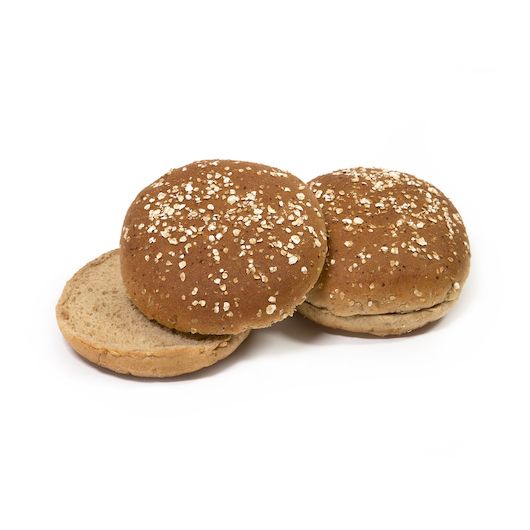 Abrh 4.5 Inch Wheat Bun With Top, 8 Count -- 12 Per Case