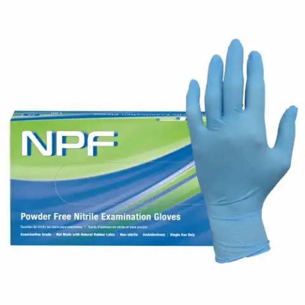 ProWorks Blue xx Large 5 Mil Powder Free Nitrile Exam Gloves -- 1000 per case.