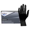 ProWorks Black Extra Large 5 Mil Powder Free Nitrile Exam Gloves -- 1000 per case.