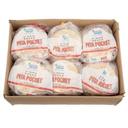 Grecian Delight 6 inch White Pocket Pita, 72 count