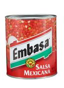 Embasa Mexican Medium Salsa Can, 10 Can -- 6 Case