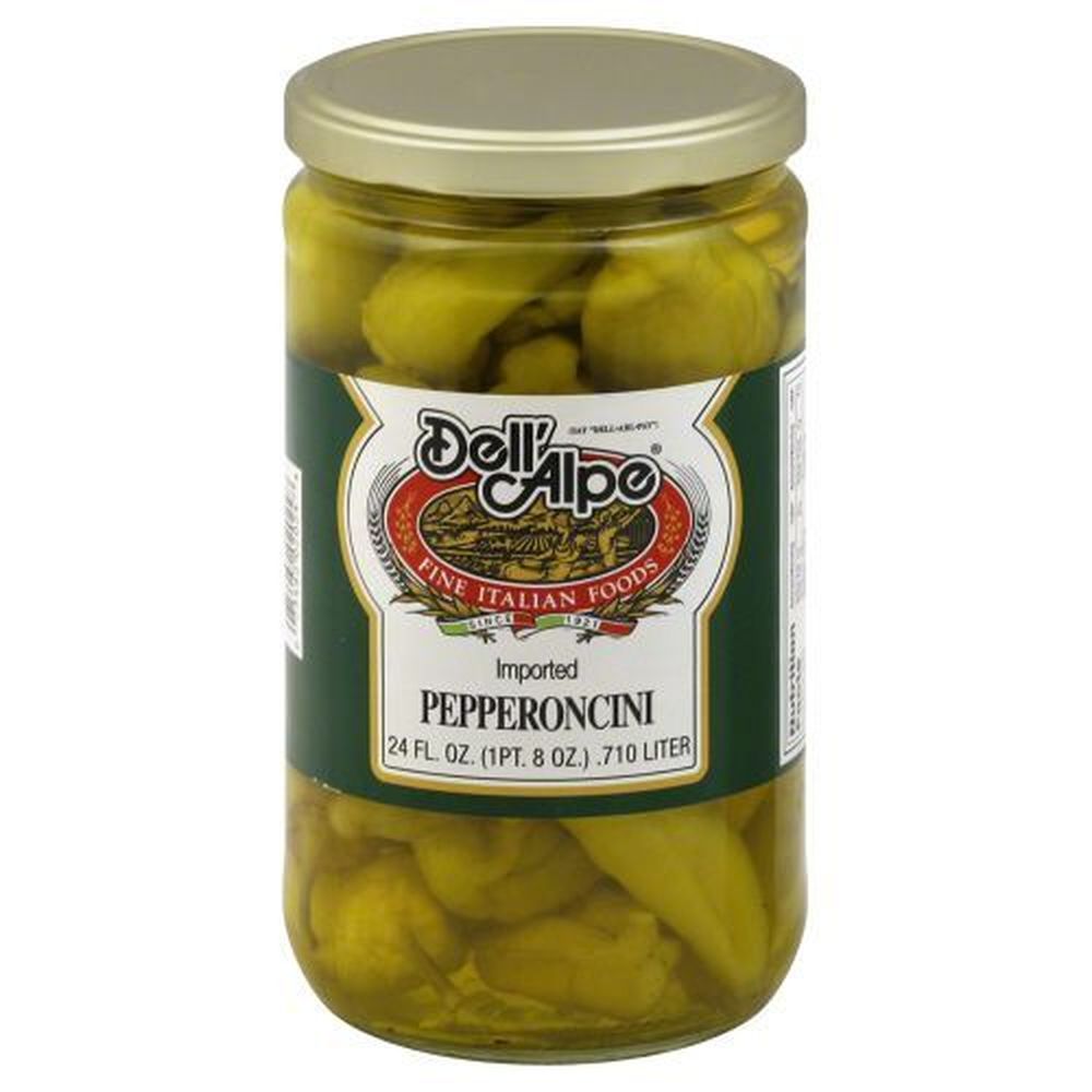 Dell Alpe Pepperoncini, 24 Ounce -- 12 per case