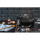 Lodge 6 Quart Midnight Chrome Enameled Cast Iron Dutch Oven