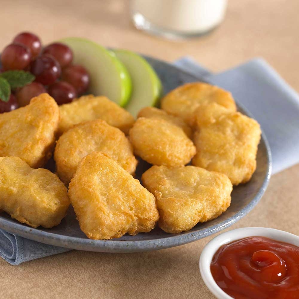 Pilgrims Tempura Battered Chicken Breast Nuggets, 5 Pound -- 2 per case