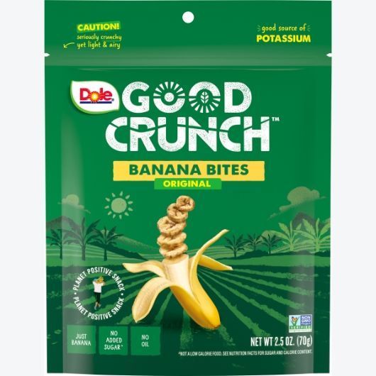 Healthy Snacks Original Dried Banana Bites, 2.499 Ounce -- 6 Per Case