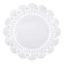 Hoffmaster White Kosher Certified Cambridge Lace Doilie, 5 inch -- 1000 per case