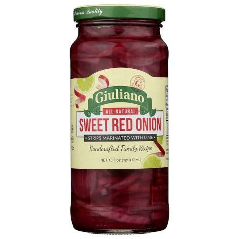 Giuliano Sweet Red Onion Strips, 16 Ounce -- 6 Per Case