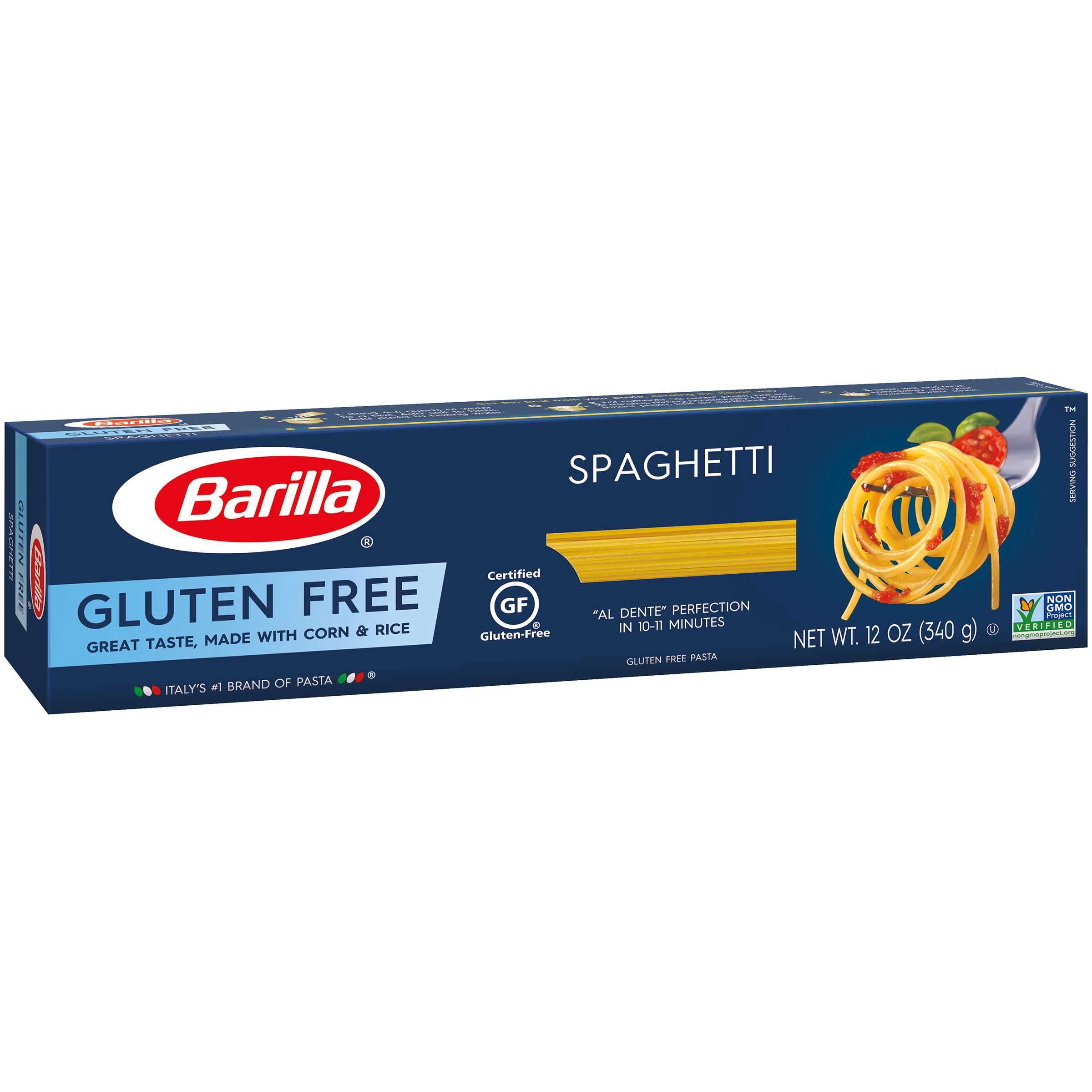 Barilla Gluten Free Spaghetti Dry Pasta, 12 Ounce -- 12 per case.