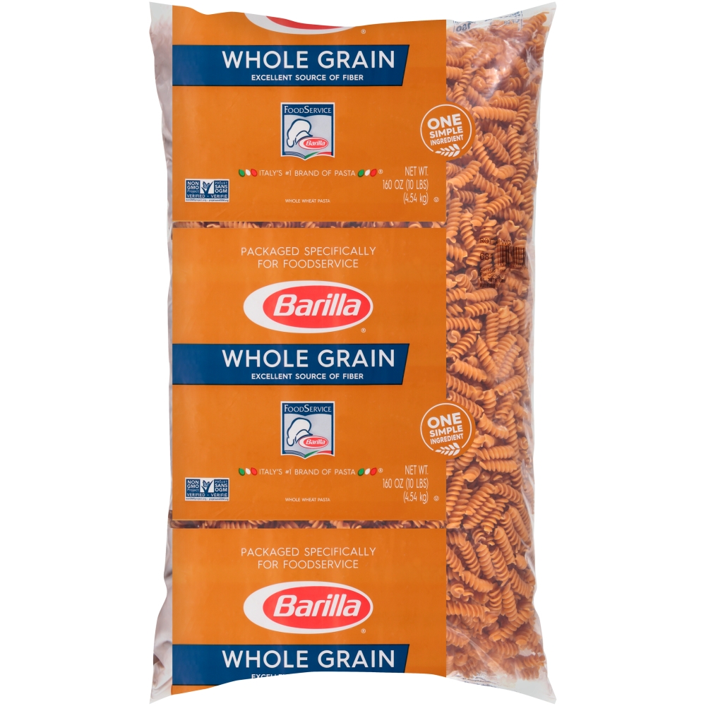 Barilla Rotini 100 Percent Whole Grain Pasta, 160 Ounce -- 2 per case.