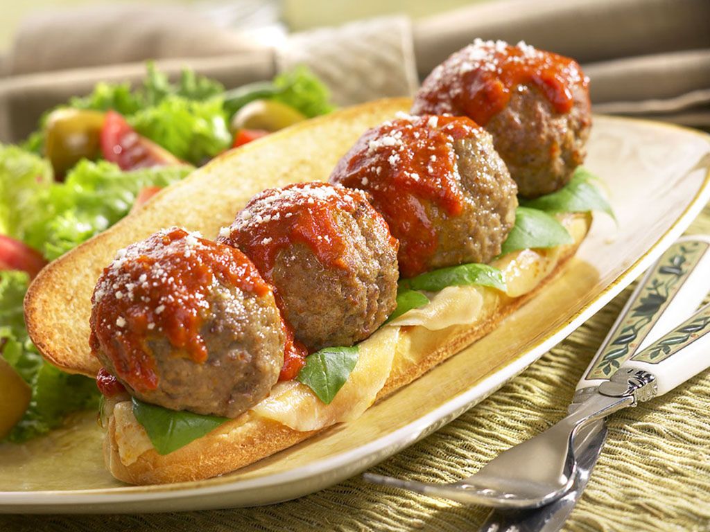 Rosina Food Traditional Italian Meatball, 2 Ounce -- 2 Per Case
