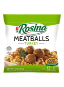 Rosina Food Turkey Meatball, 12 Ounce -- 12 per case.