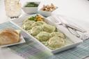Rosina Food Jumbo Beef Ravioli Pasta - Round, 5 Pound -- 2 per case.