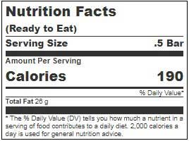 Palmers King Bing Candy Bar, 2.85 Ounce -- 96 per case